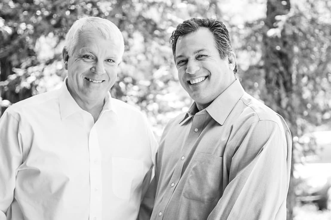 Rob Brough with colleagues at the Southern California office