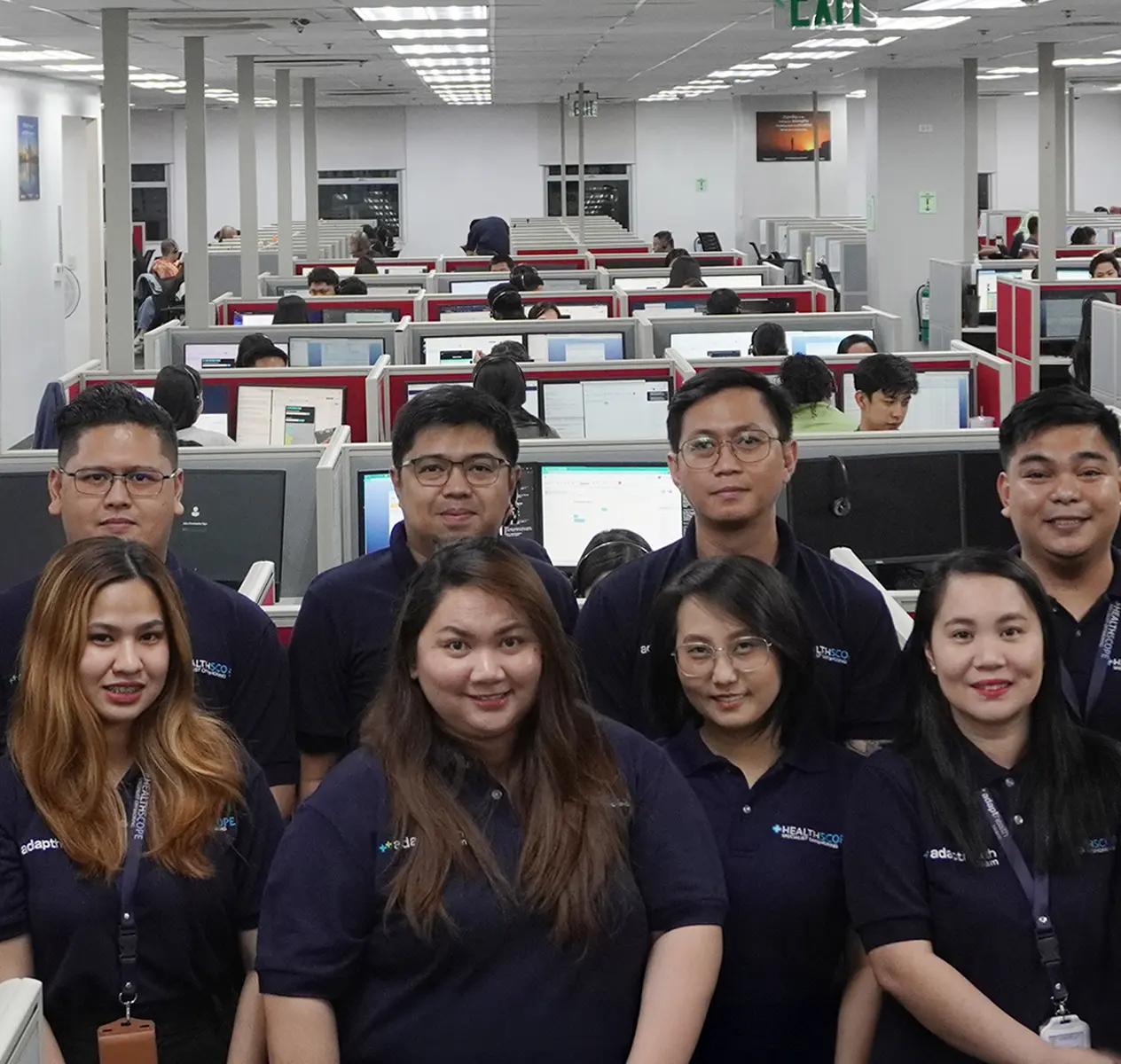 Healthscope employees together in the Philippines
